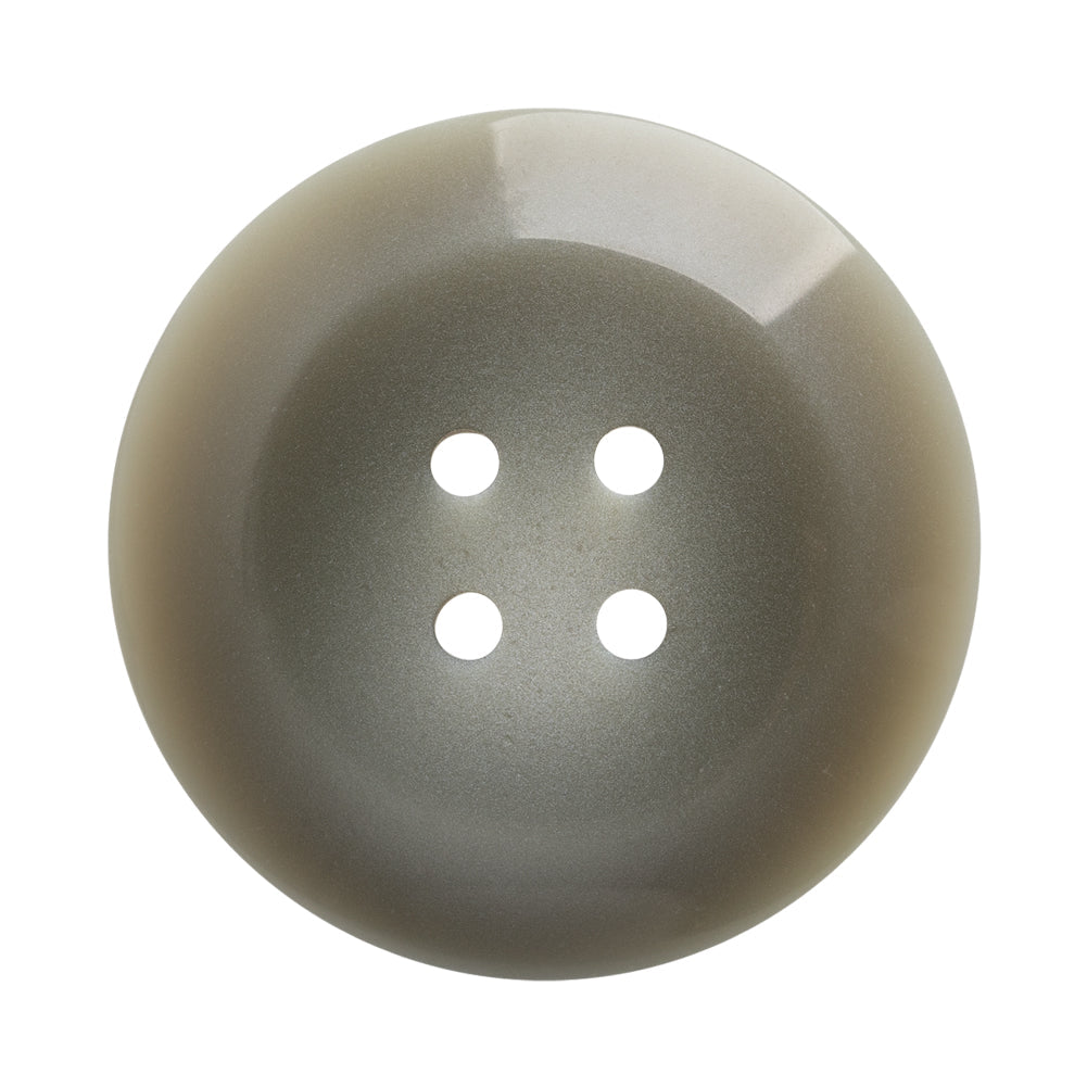 Gray Shimmering 4-Hole Plastic Button - 54L/34mm