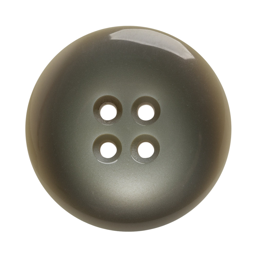 Gray Shimmering 4-Hole Plastic Button - 54L/34mm