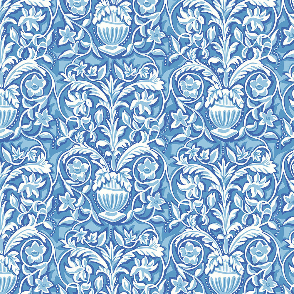 Liberty Art Fabrics Blue Lincoln Fields Lasenby Quilting Cotton