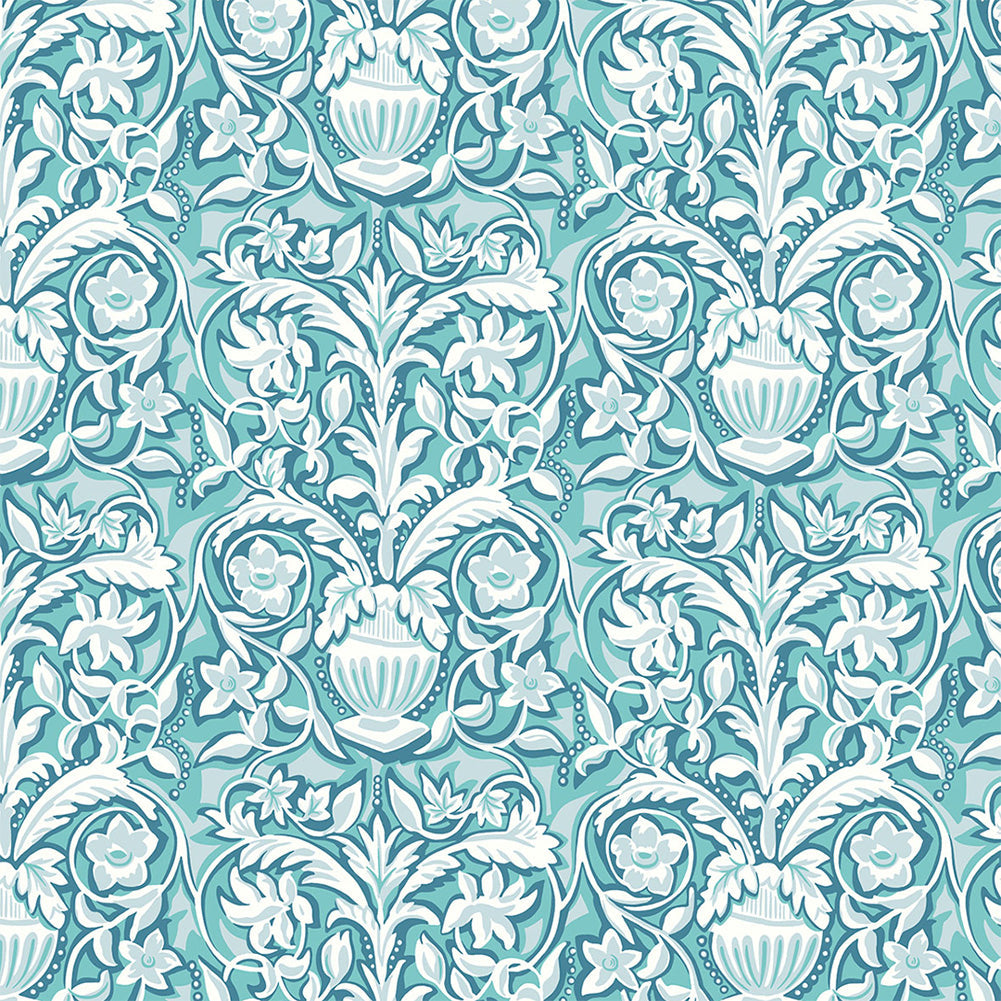 Liberty Art Fabrics Green Lincoln Fields Lasenby Quilting Cotton