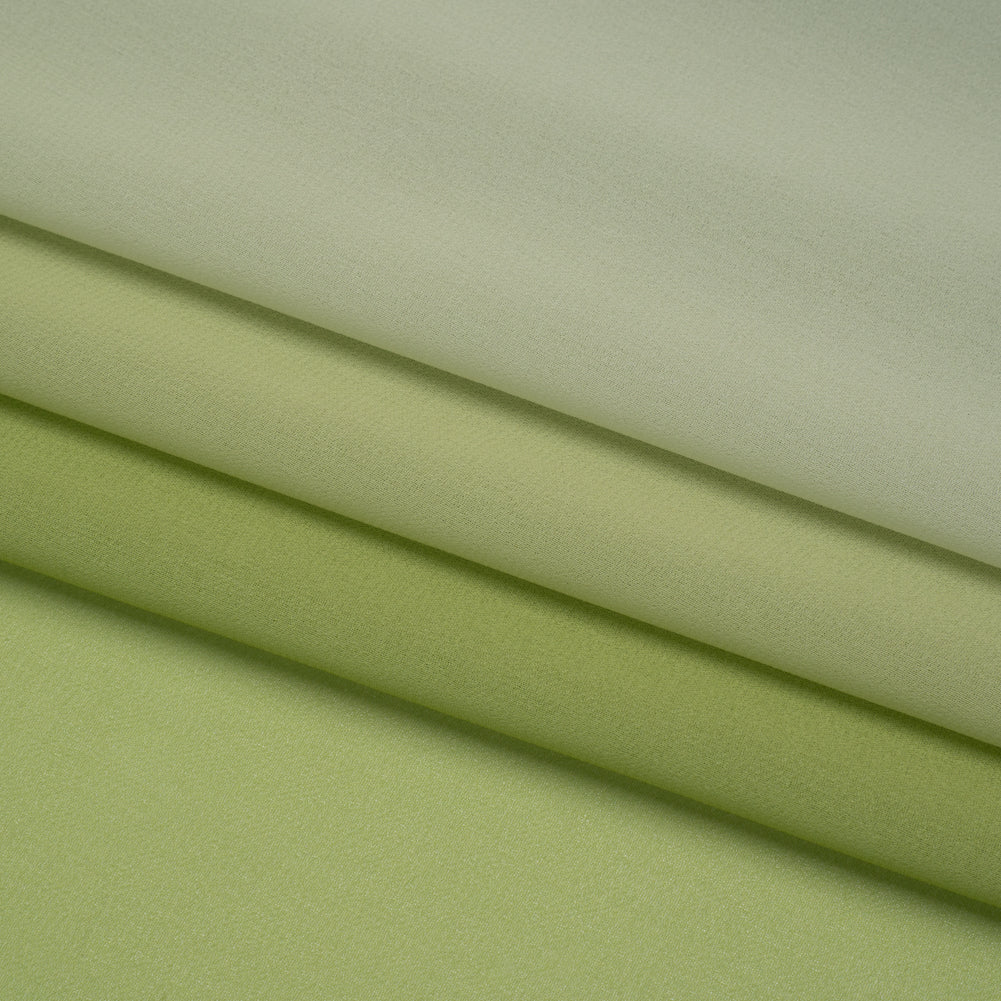 Ombre Polyester Chiffon - Lime - Sammi Collection