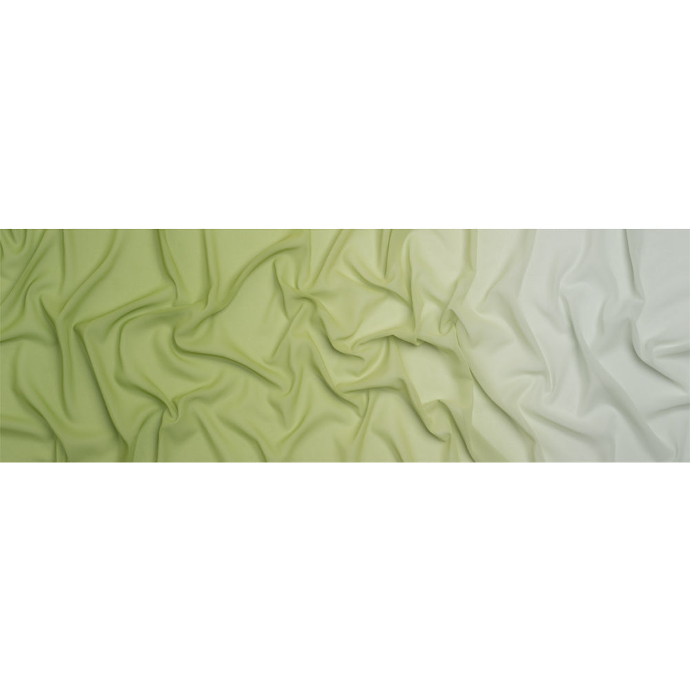 Ombre Polyester Chiffon - Lime - Sammi Collection