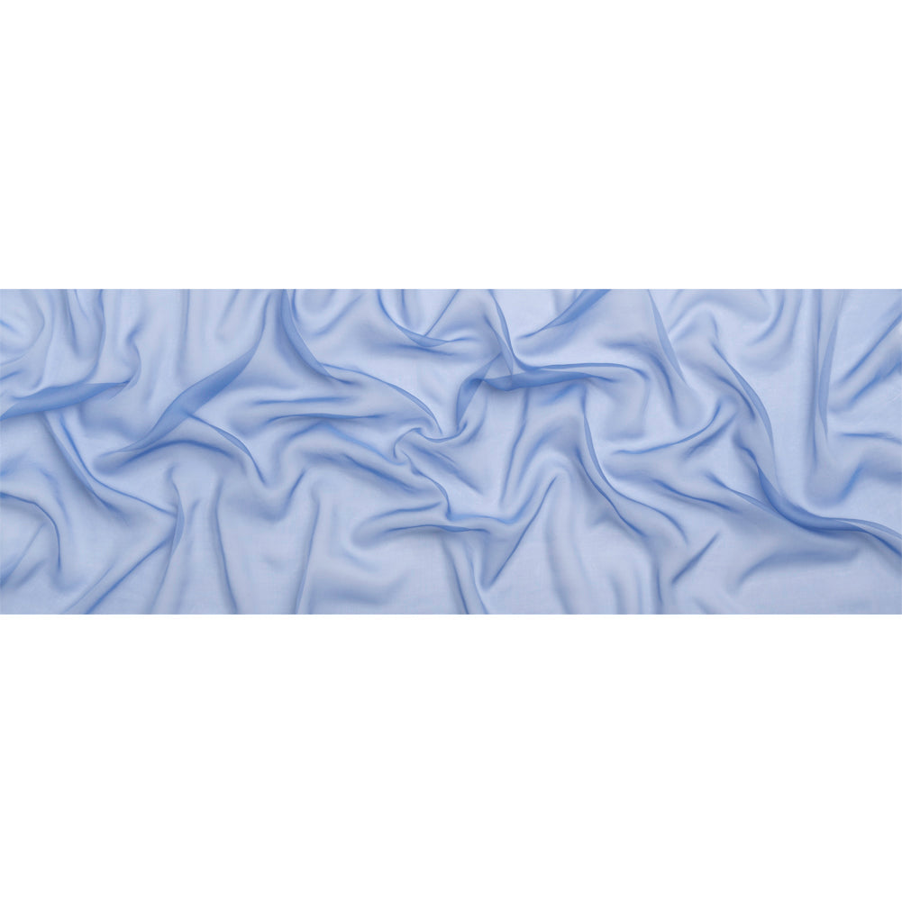 Chiffon-Like Silk Voile - Periwinkle - Adelaide Collection