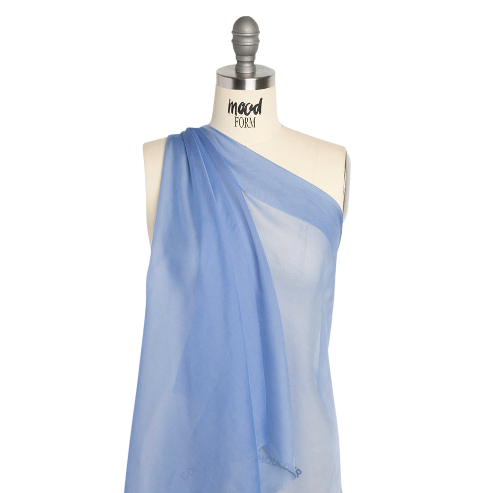 Chiffon-Like Silk Voile - Periwinkle - Adelaide Collection