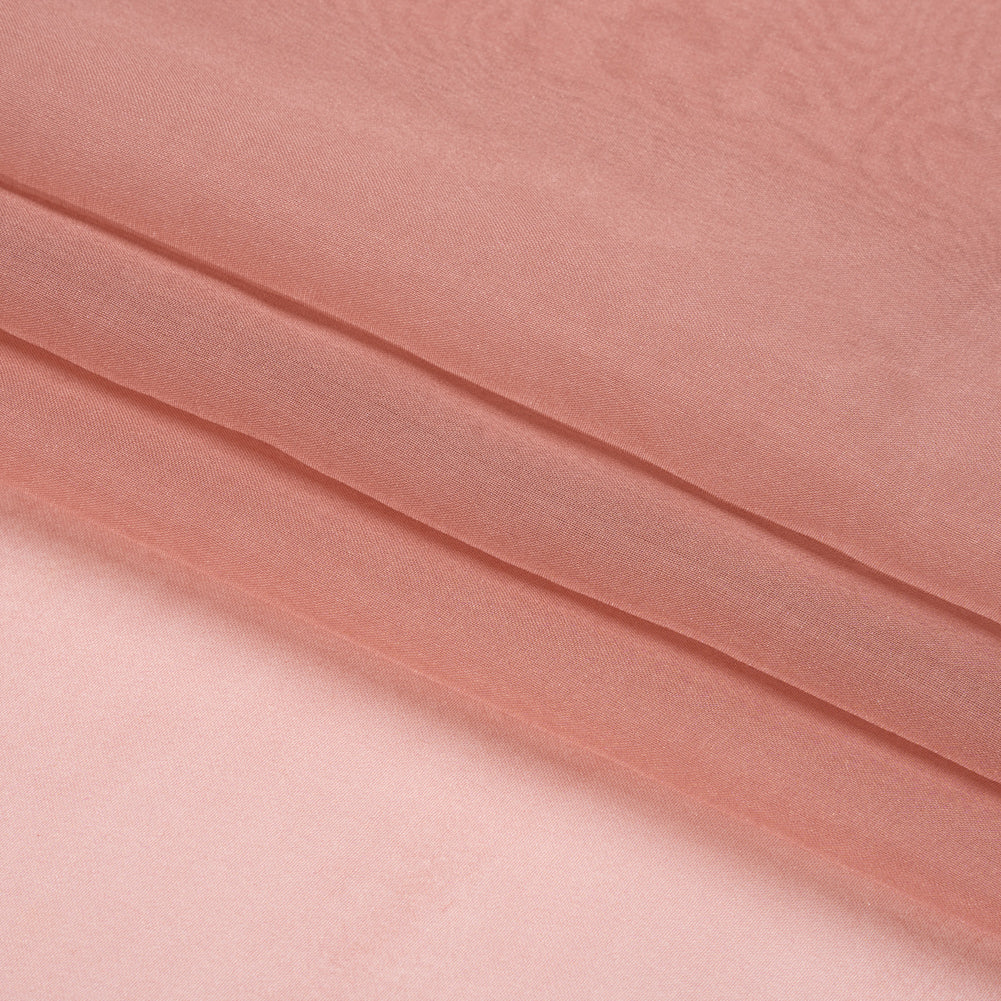 Chiffon-Like Silk Voile - Dark Rose Iridescent - Adelaide Collection