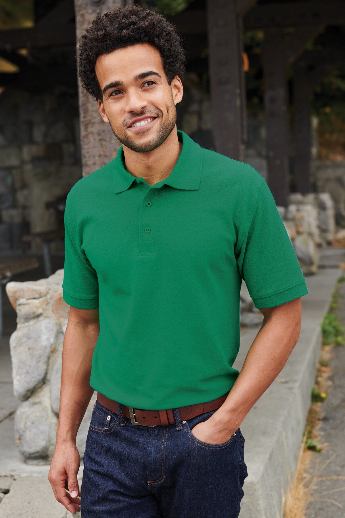 Core Blend Pique Polo T-shirt | RADYAN®