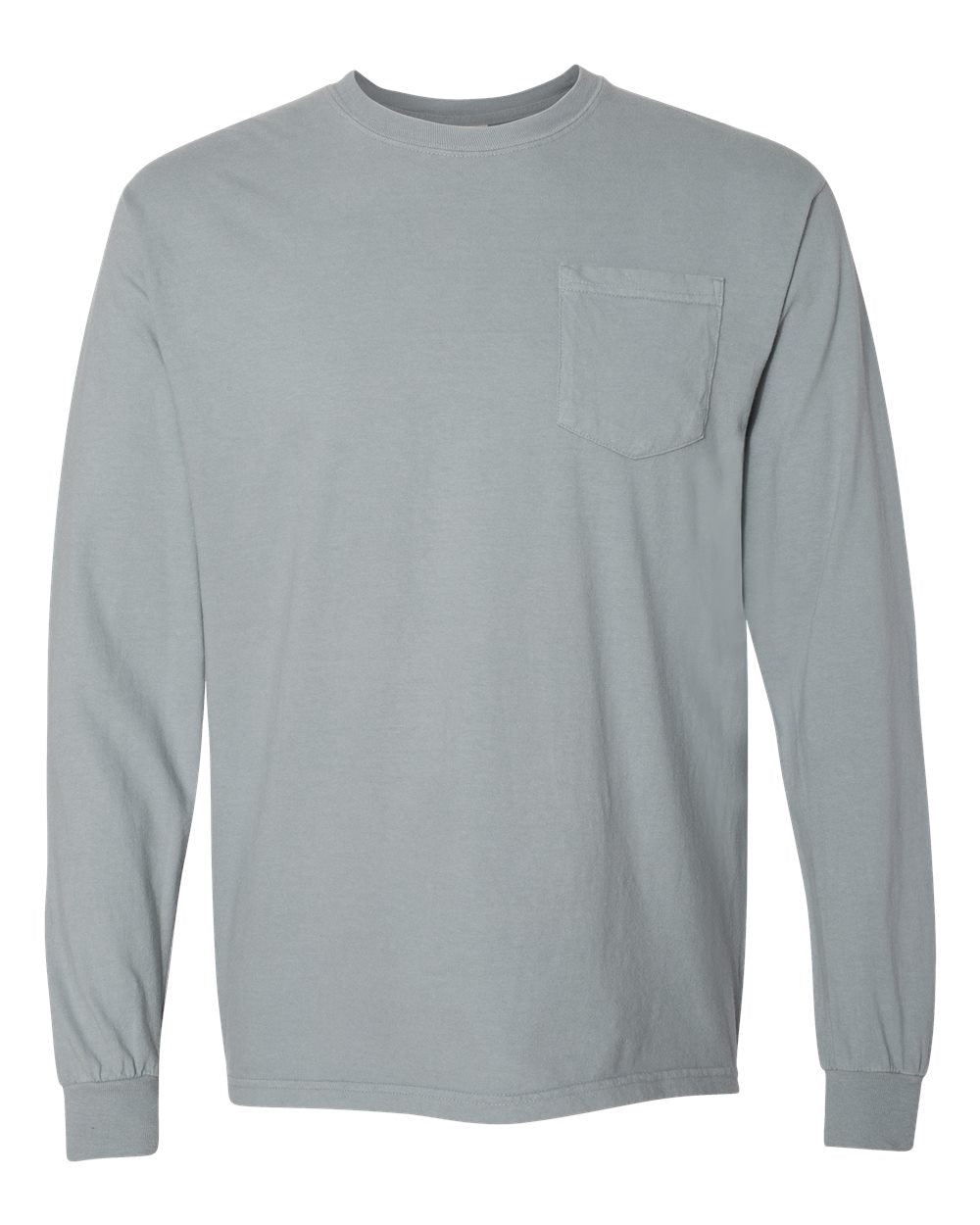 Comfort Colors® Unisex Garment-Dyed Heavyweight Long Sleeve Pocket T-Shirt