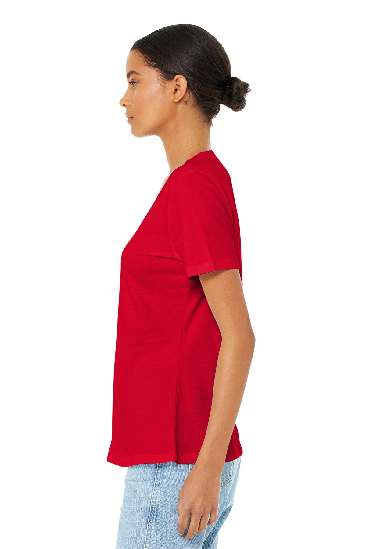 Women’s Relaxed Jersey Short Sleeve V-Neck Tee | RADYAN®
