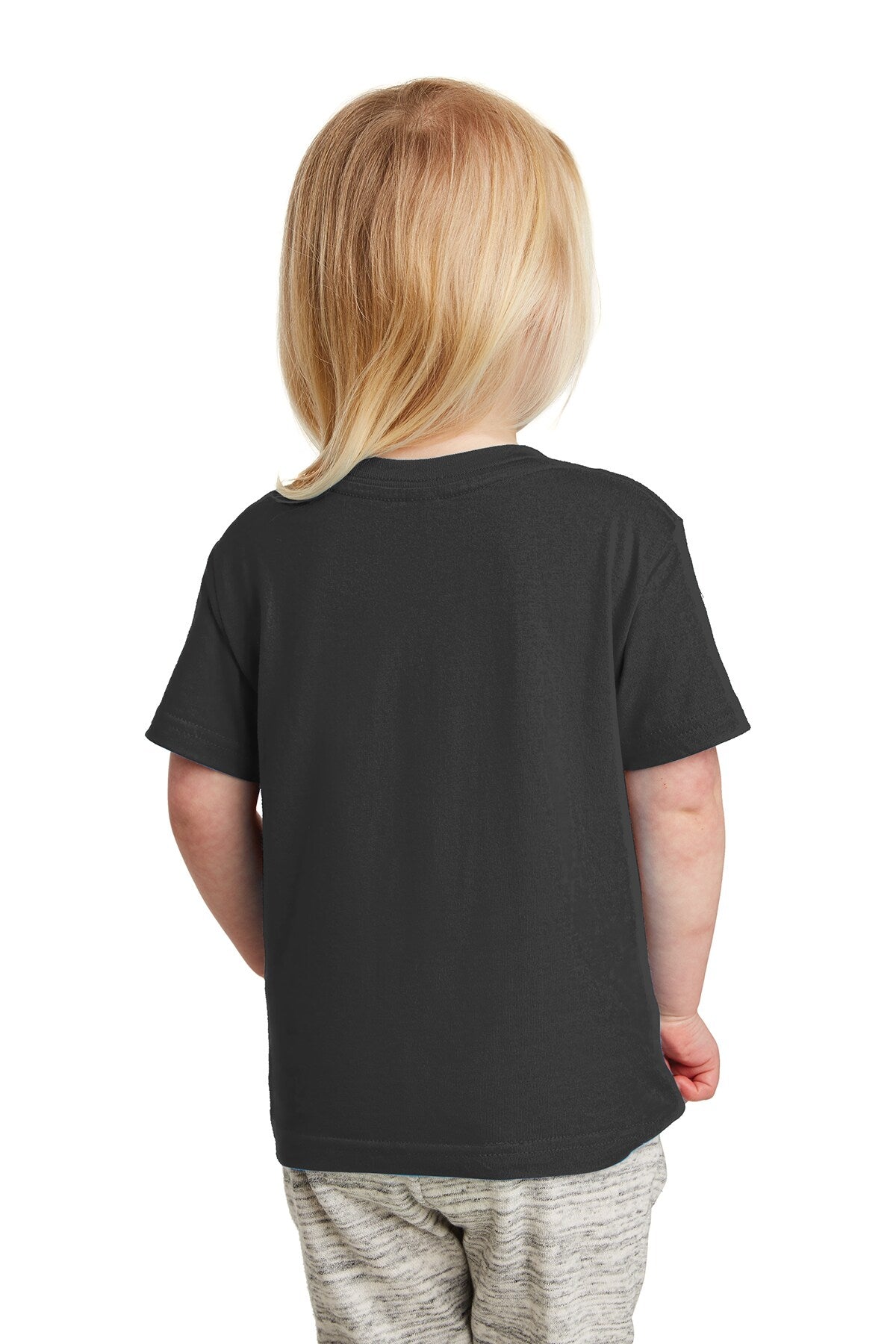 RADYAN® Toddler Fine Jersey Crew Neck Short Sleeve Tee - 3321