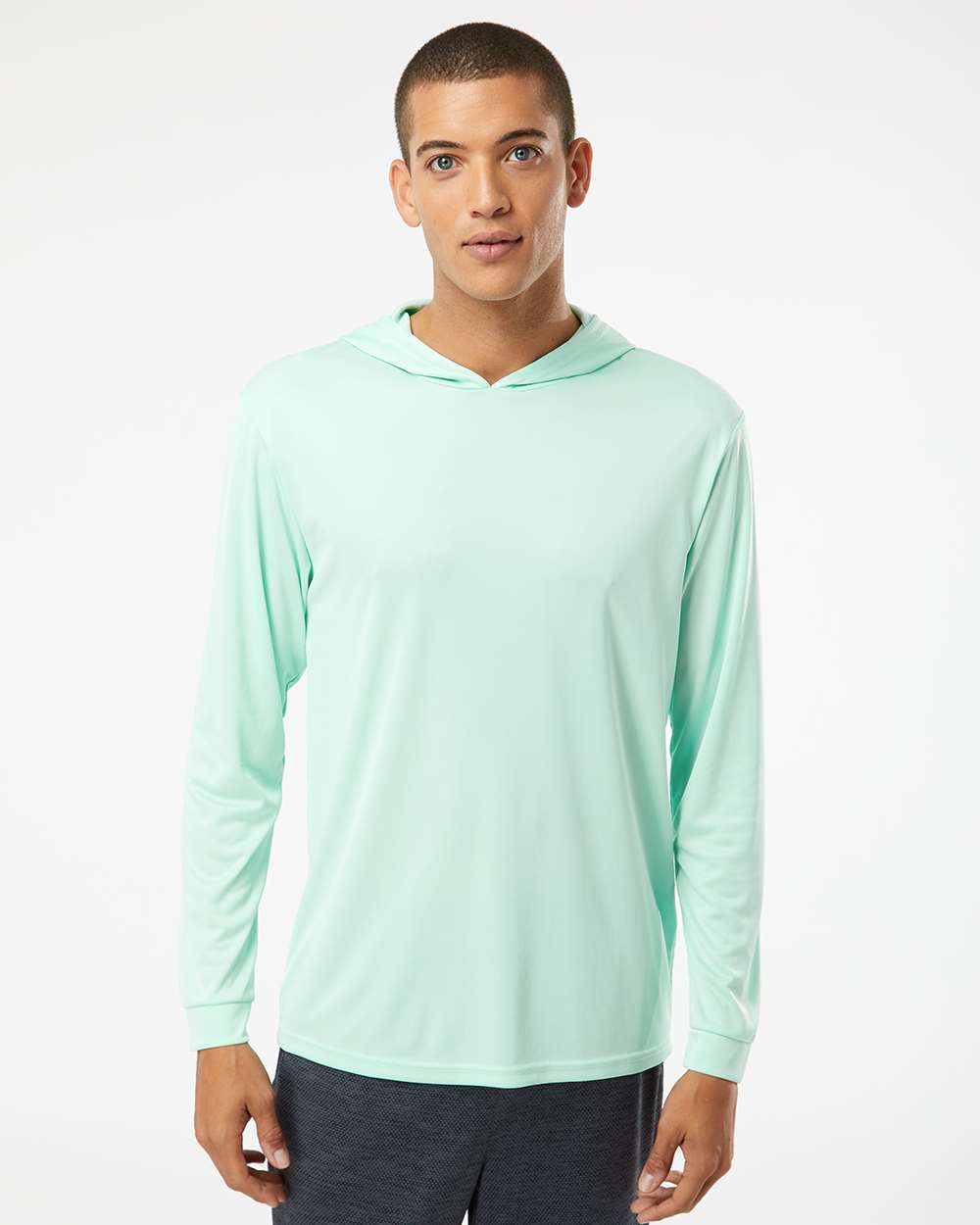 Paragon® Bahama Performance Hooded Long Sleeve T-Shirt
