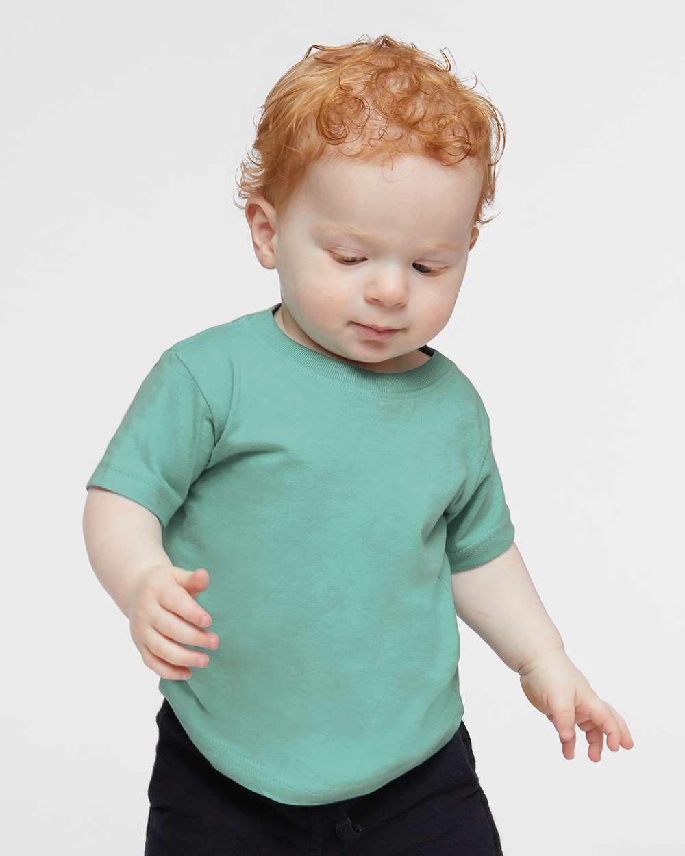 RADYAN® Infant Fine Jersey Short Sleeve Crew Neck Tee - 3322