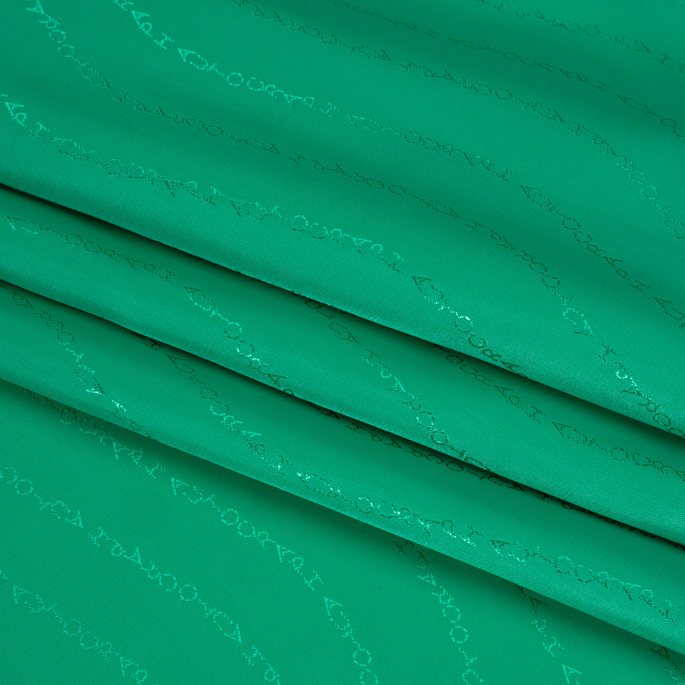 Autograph Jacquard Lining - Spearmint Green Tonal