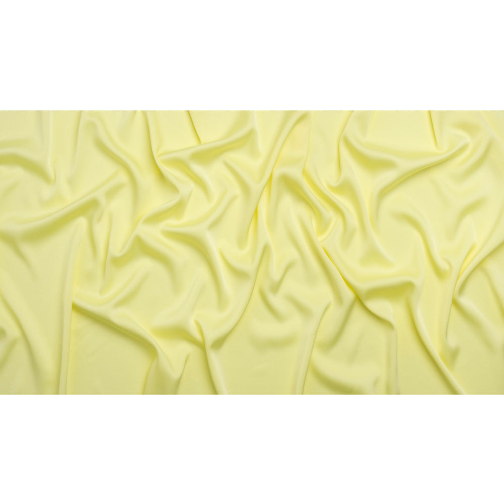 Alex Perry Pastel Yellow Crepe Back Satin