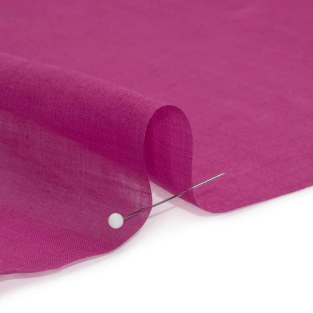 Famous Australian Designer Fuchsia Lightweight Ramie Woven