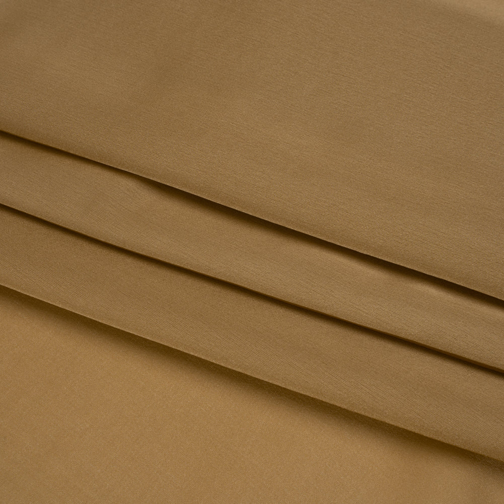 Famous Australian Designer Gold Satin Faced Silk Chiffon