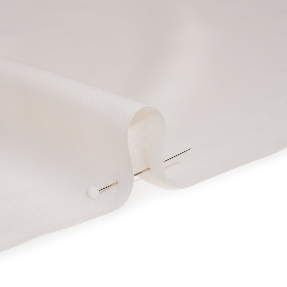 Famous Australian Designer Off White Polyester Satin