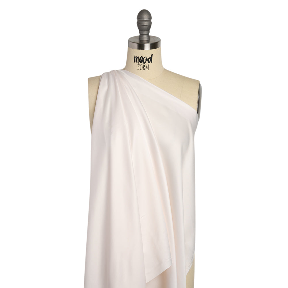 Famous Australian Designer Off White Polyester Satin
