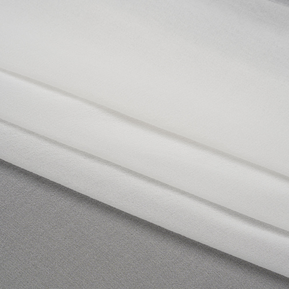 Famous Australian Designer White Silk Georgette