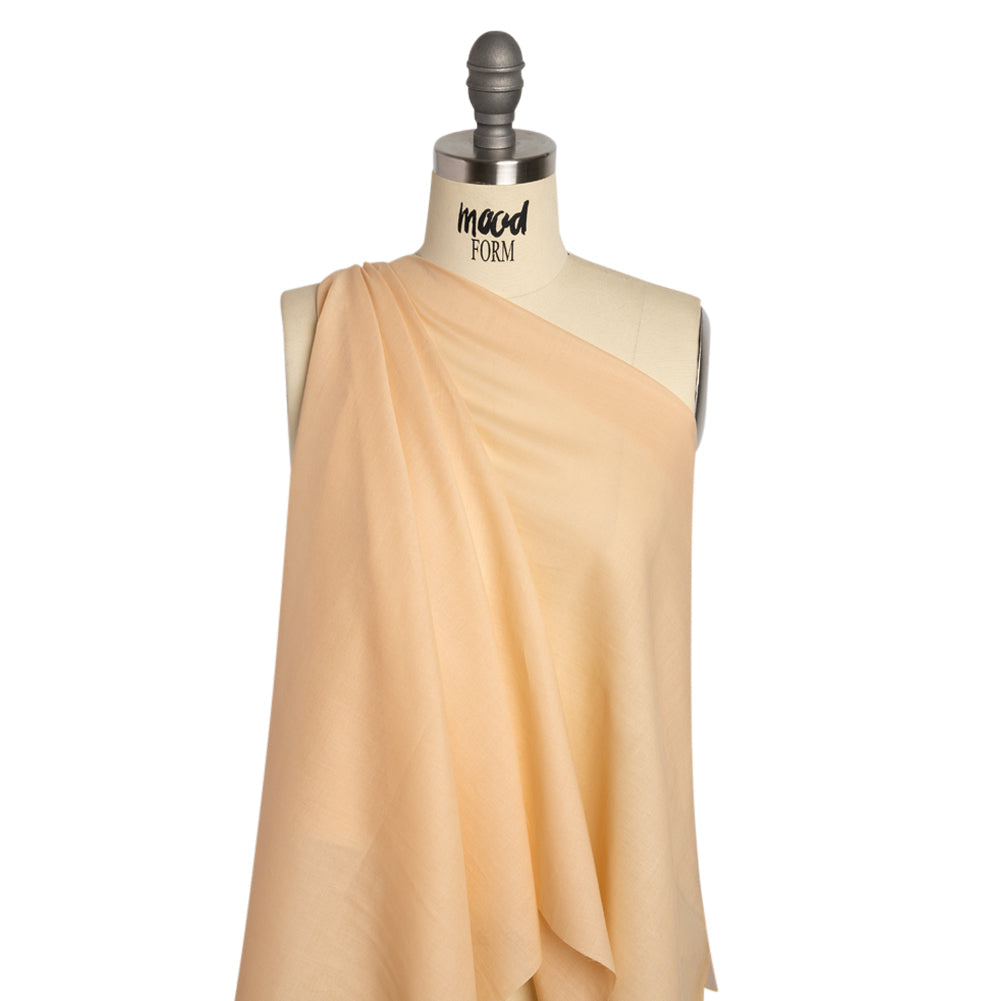 Famous Australian Designer Beige Cotton Voile