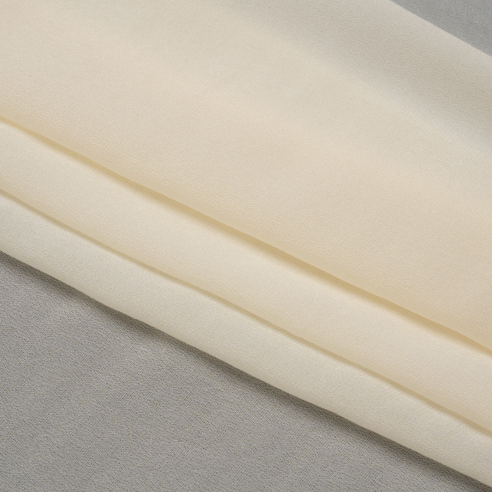 Famous Australian Designer Cream Viscose Georgette