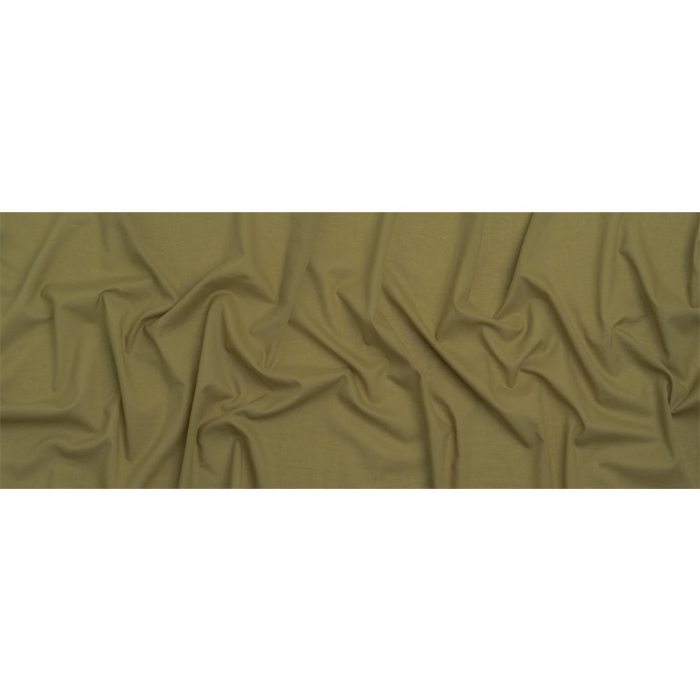 Famous Australian Designer Green Olive Cotton Voile