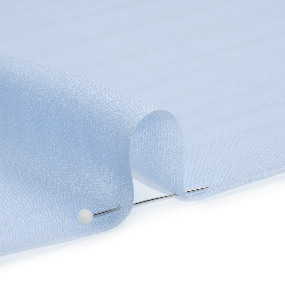 Famous Australian Designer Pale Blue Viscose Georgette