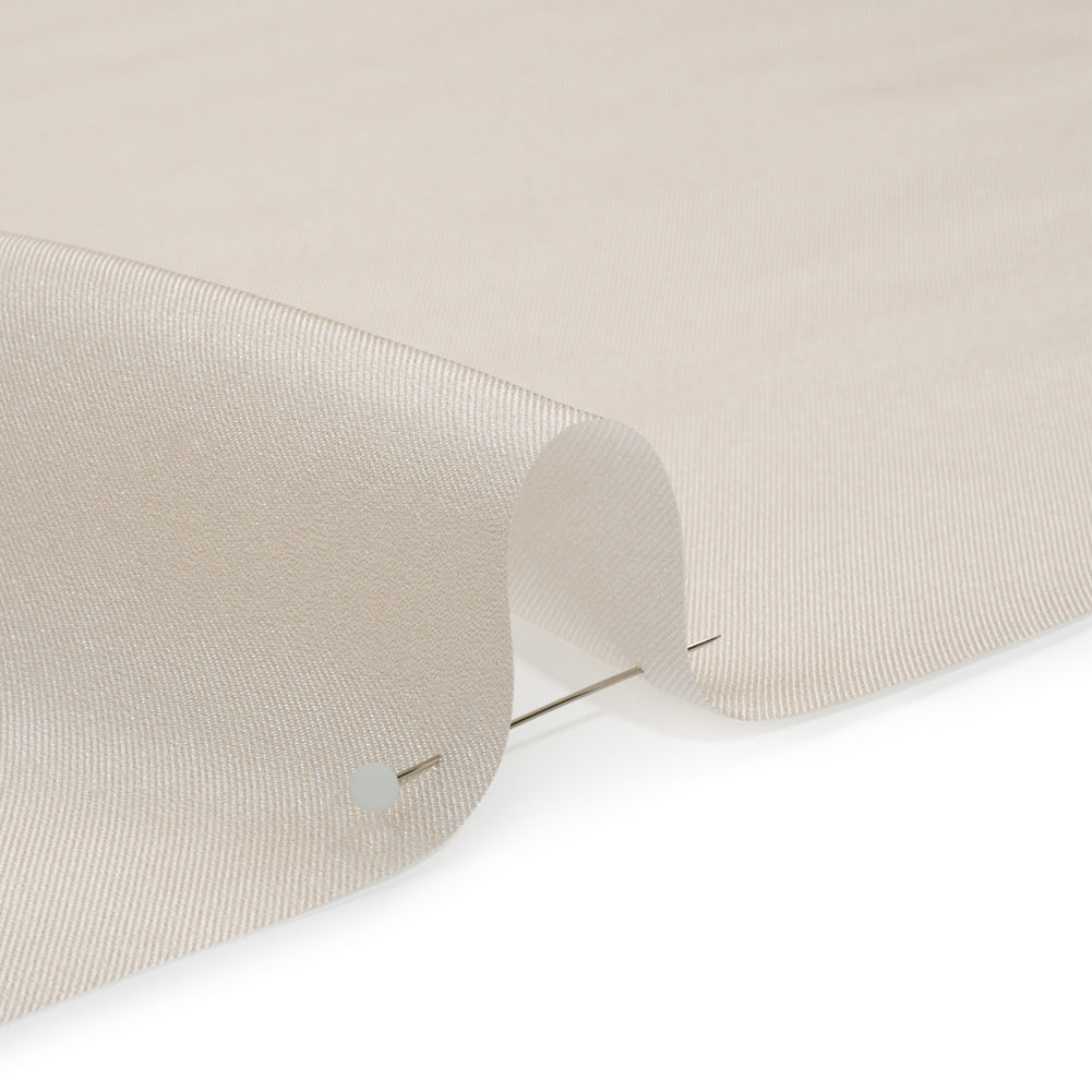 Famous Australian Designer Off White Silk Twill