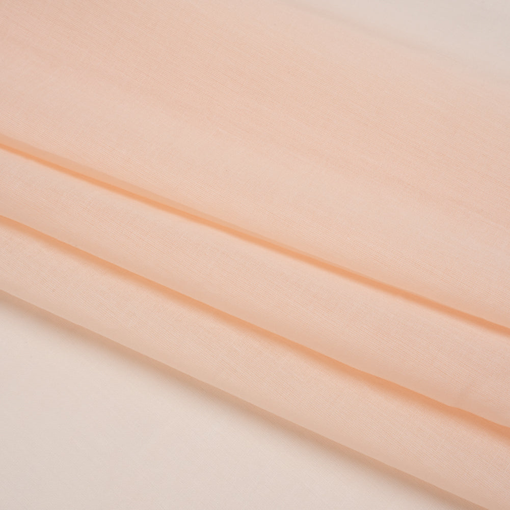 Famous Australian Designer Pale Peach Cotton Voile