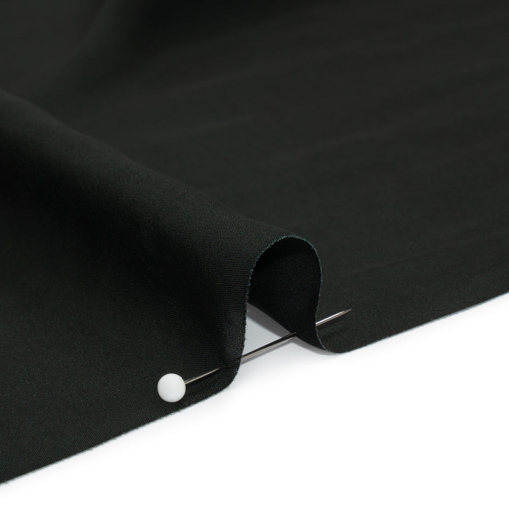 Famous Australian Designer Dark Green Viscose Woven