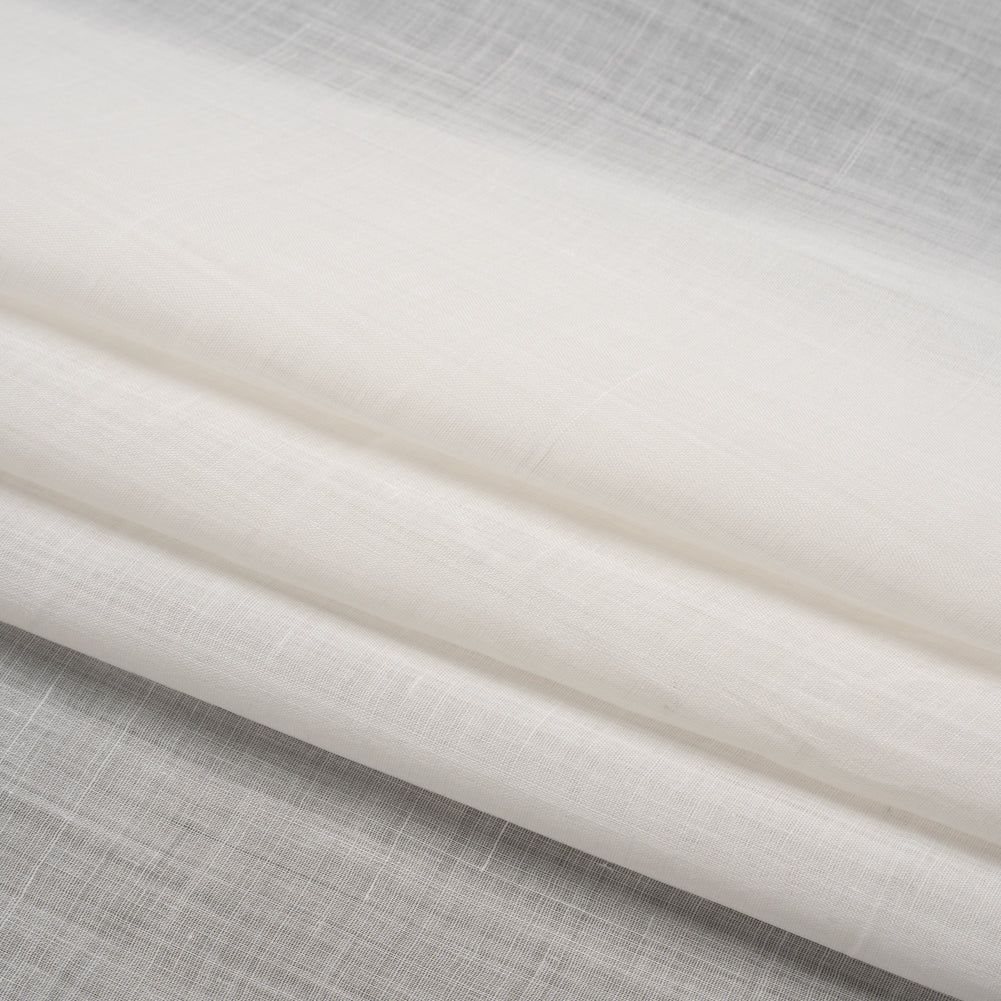Famous Australian Designer Ivory Lightweight Ramie Woven