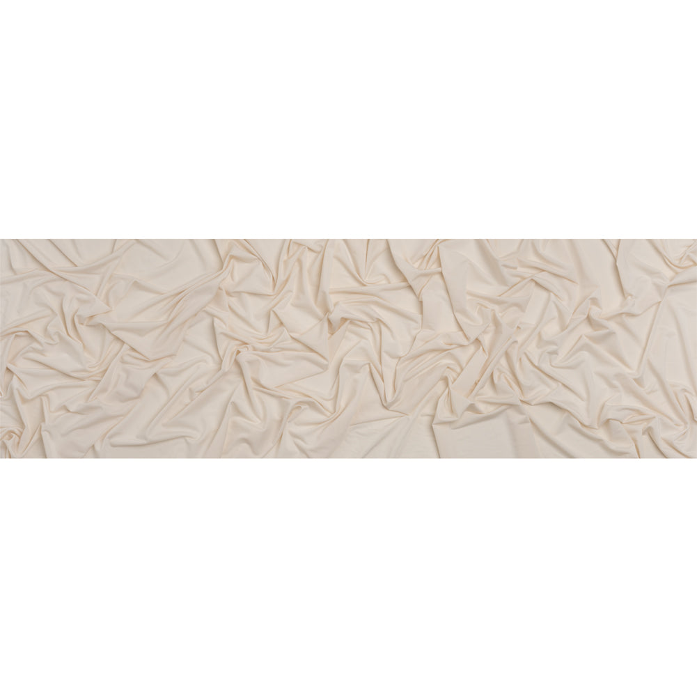 Famous Australian Designer Ecru Stretch Polyester Jersey