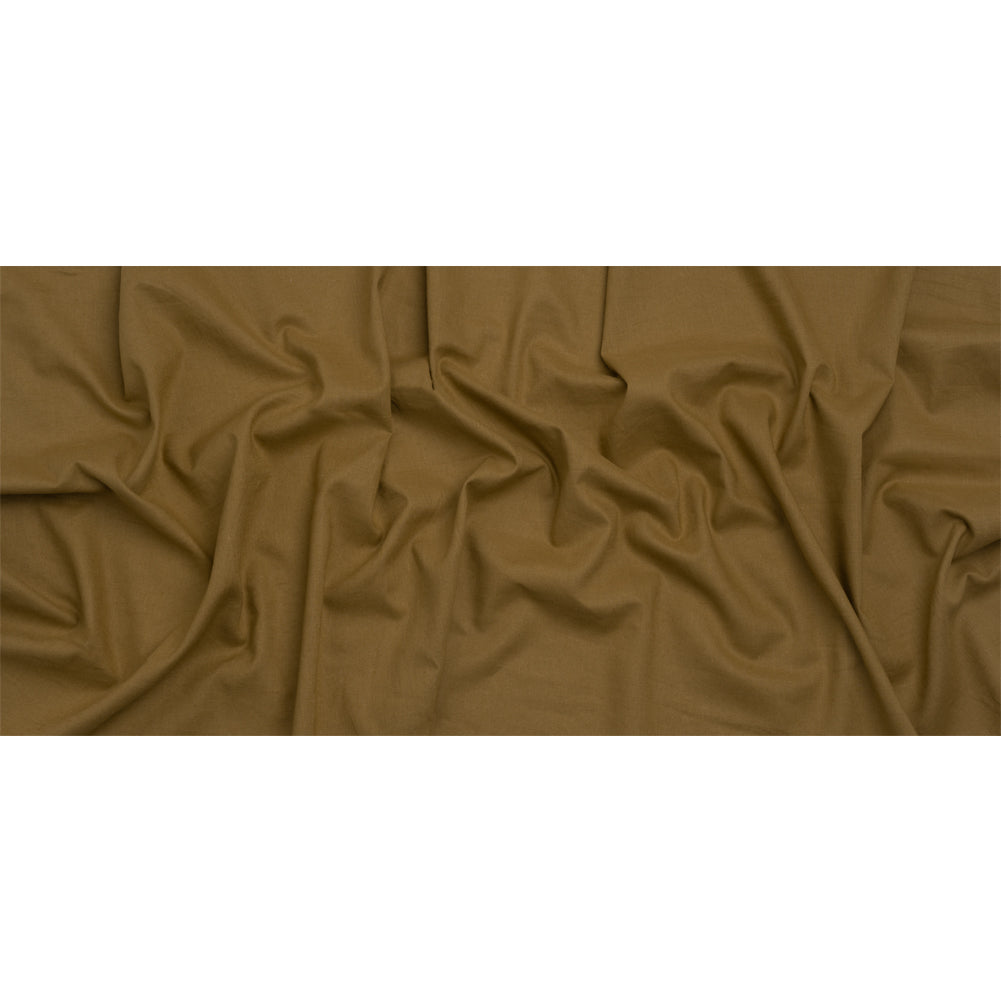 Famous Australian Designer Khaki Linen and Cotton Woven