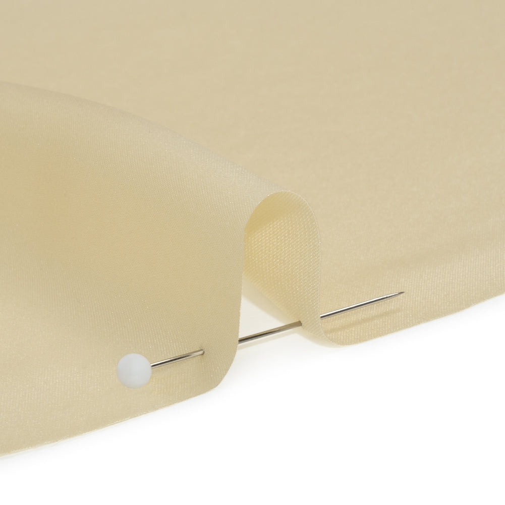 Famous Australian Designer Champagne Lightweight Silk Satin