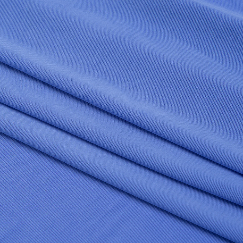 Famous Australian Designer French Blue Stretch Polyester Jersey