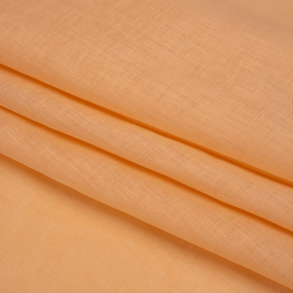 Famous Australian Designer Creamsicle Lightweight Linen Woven