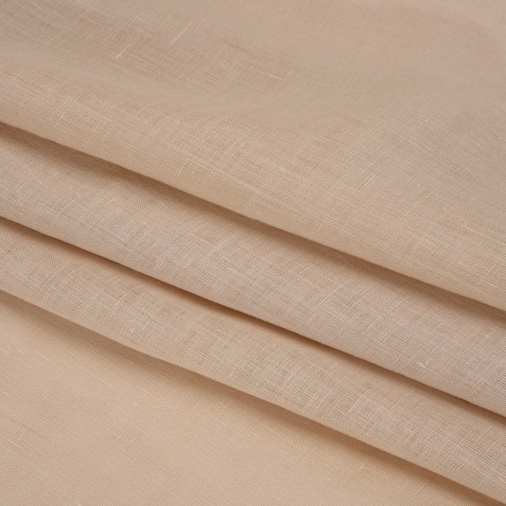 Famous Australian Designer Beige Lightweight Linen Woven