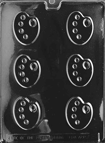 Artist Palette Chocolate Mold - LPJ003