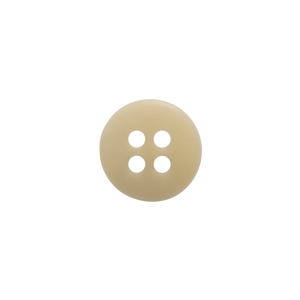 Bone 4-Hole Button - 20L/12.5mm - Off White Narrow Rim