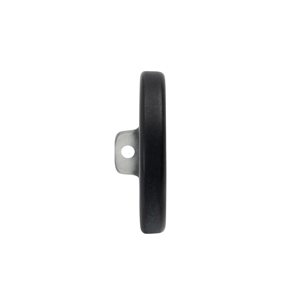 Plastic Shank Back Button - 36L/23mm - Charcoal and Gray Shimmer Swirl