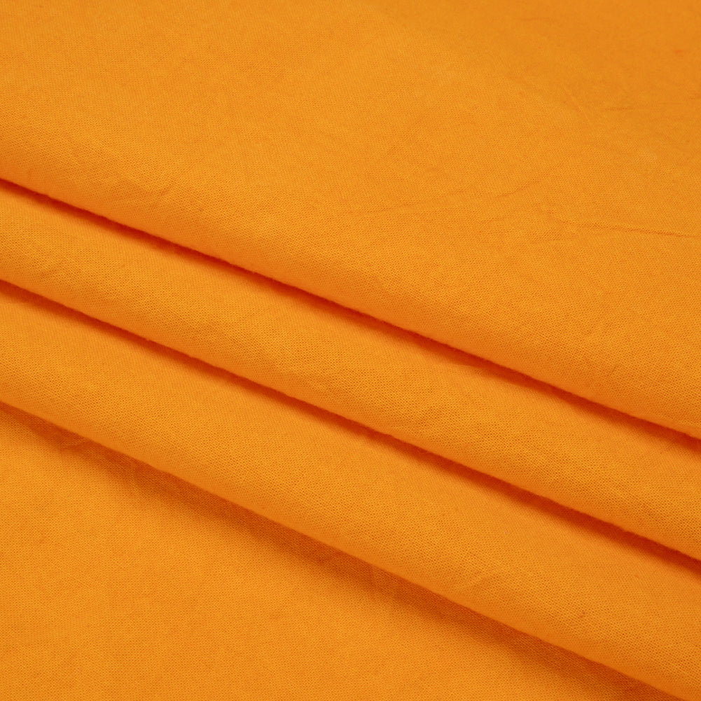 Goldenrod Mottled Wrinkled Lightweight Cotton Canvas