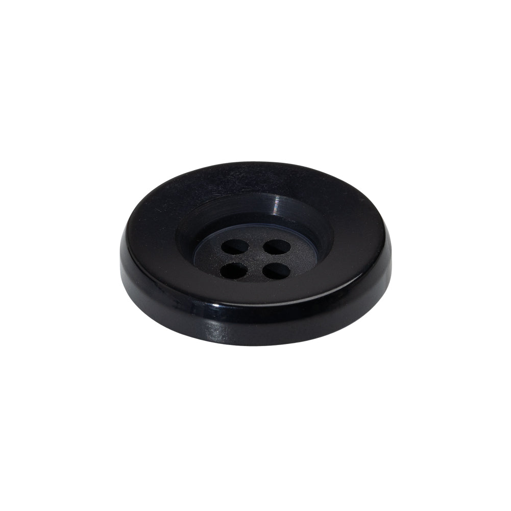 Plastic 4-Hole Button - 36L/23mm - Midnight Ink Well