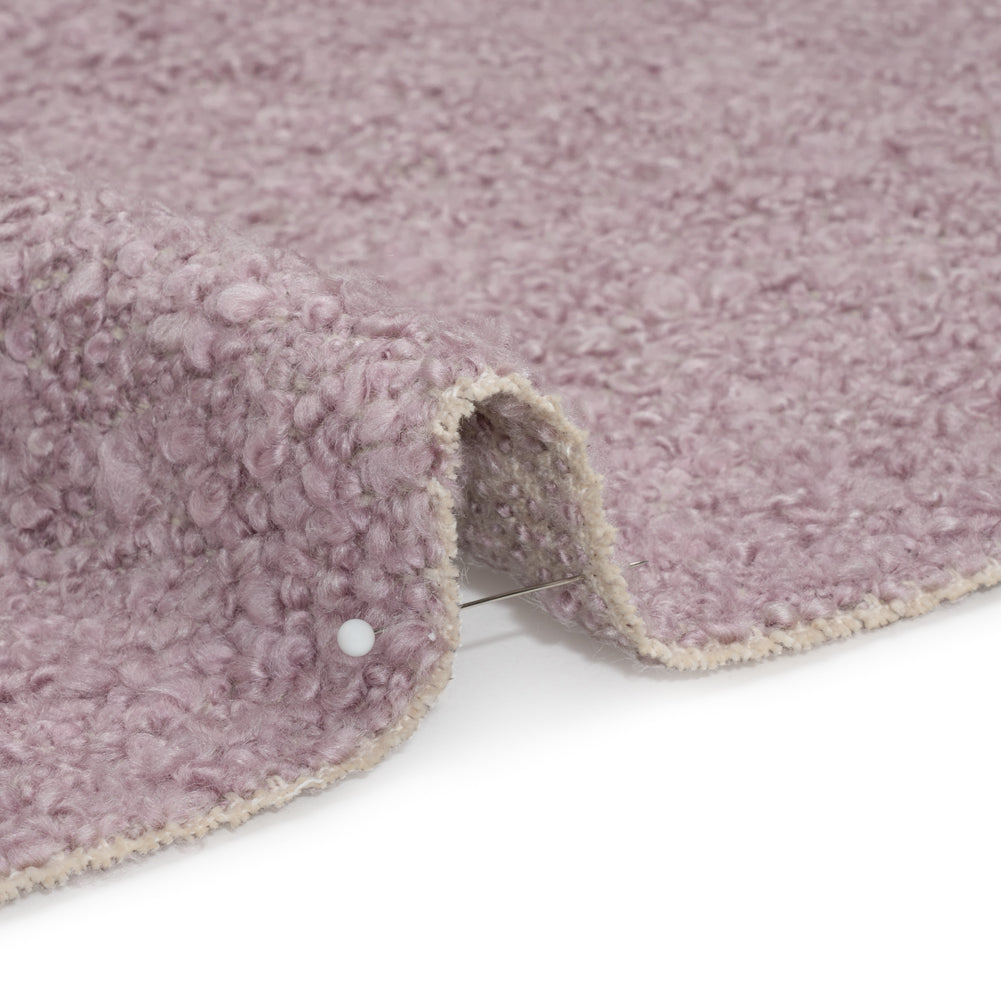 Lilac Fluffy Upholstery Boucle
