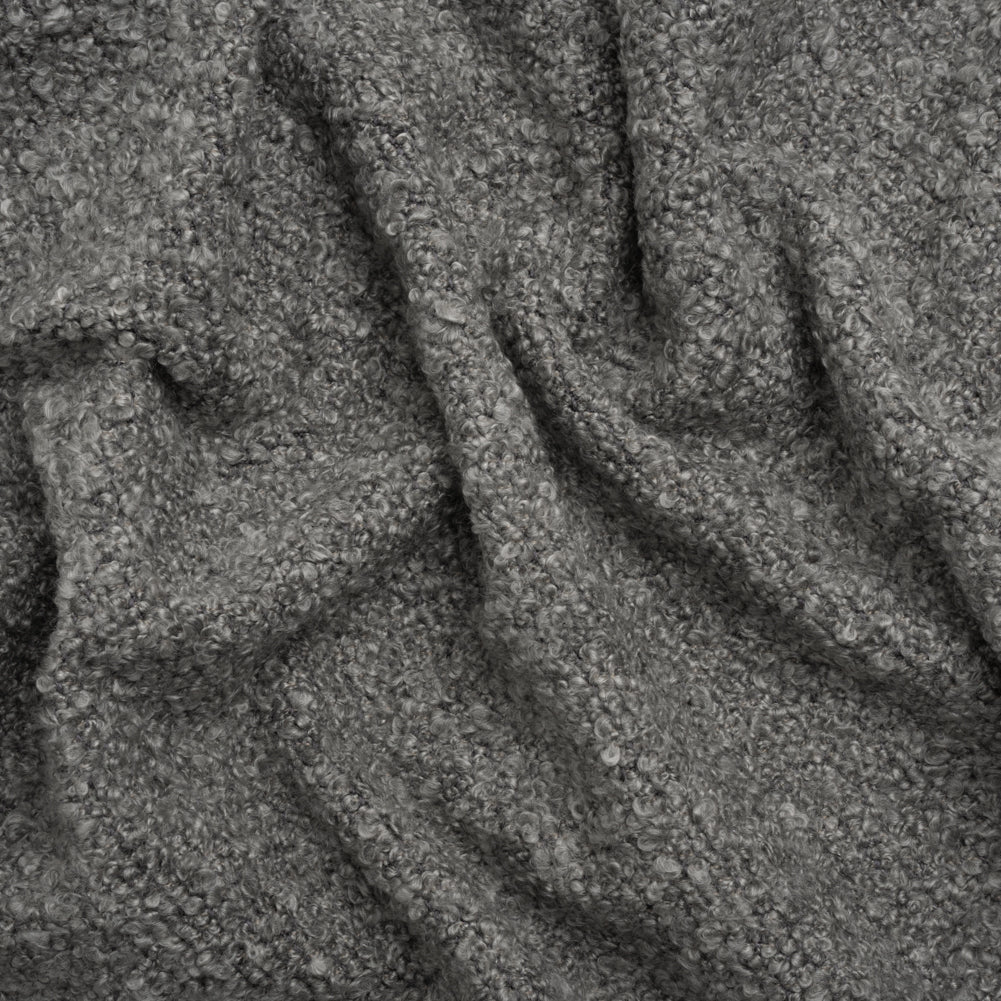 Nickel Fluffy Upholstery Boucle