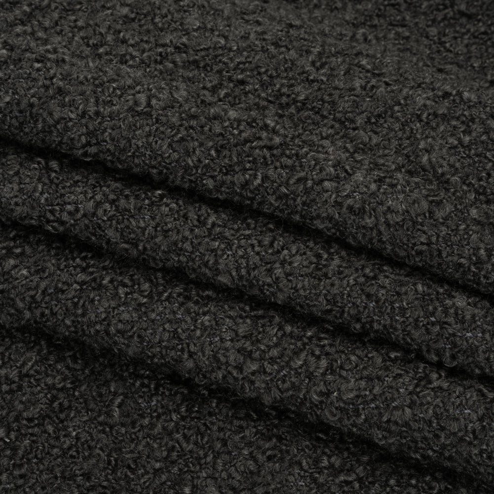 Smoke Fluffy Upholstery Boucle