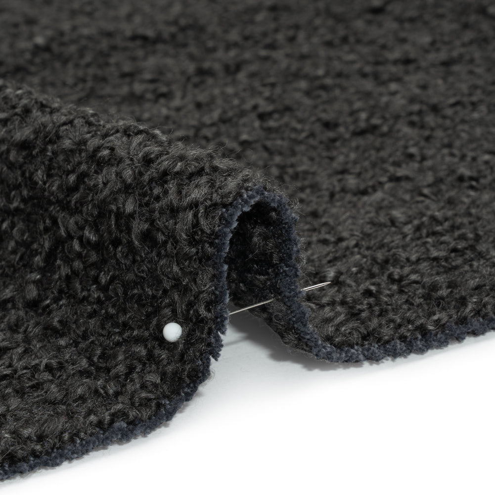 Smoke Fluffy Upholstery Boucle