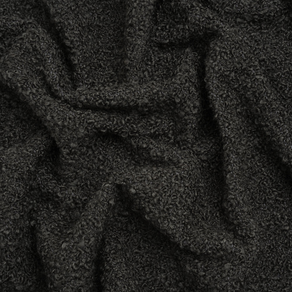 Smoke Fluffy Upholstery Boucle