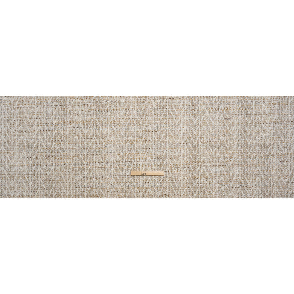 Mineral Subtle Zig Zags Boucle and Chenille Upholstery Woven