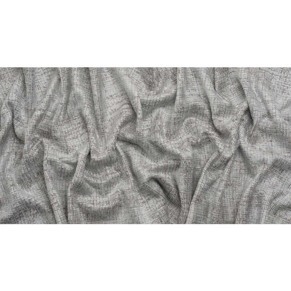 Ice Distressed Look Chenille Upholstery Woven