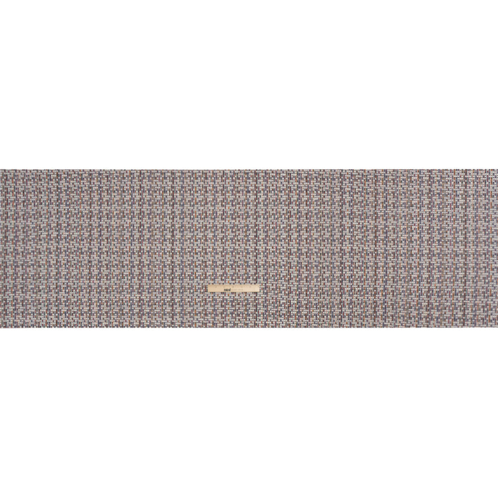 White and Rainbow Acrylic Tweed