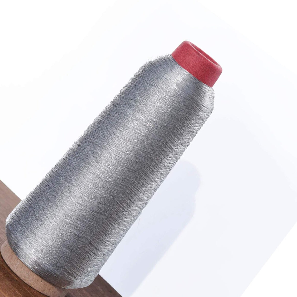 5,000 Yards Silver Sparkly Metallic Machine Embroidery Thread High Shine & Durable
